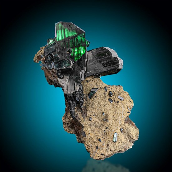 Vivianite-Huanuni Mine | Huanuni | Dalence Province | Oruro Department | Bolivia